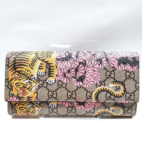 Gucci Long Wallet Brown PVC 500-071625 - Picture 1 of 9